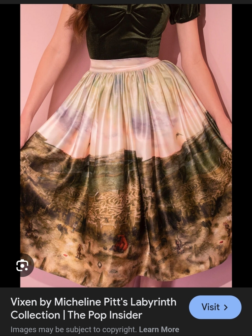 Vixen Labyrinth Skirt Nwt